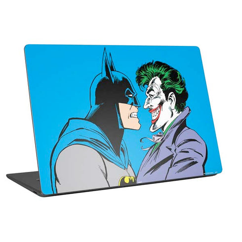 DC Comics The Joker vs Batman Vintage art Universal Laptop 12in (9.8 x 6.8in) Skin